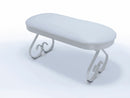 Apoio de Mão Design Confortável MDF - Apoiador e Suporte de Mão Para Manicure Nail Designer Coração