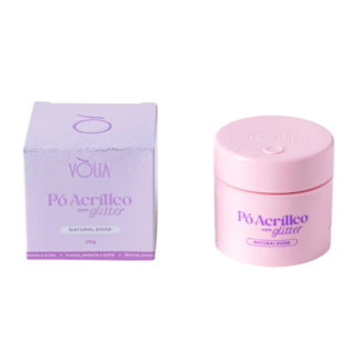 Pó Acrílico Com Glitter Natural Shine 20g