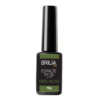 Esmalte Gel Verde Militar 10g Brilia Nails