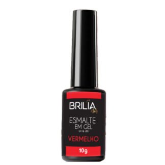 Esmalte Gel Vermelho 10g Brilia Nails