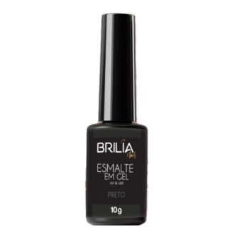 Esmalte Gel Preto 10g Brilia Nails